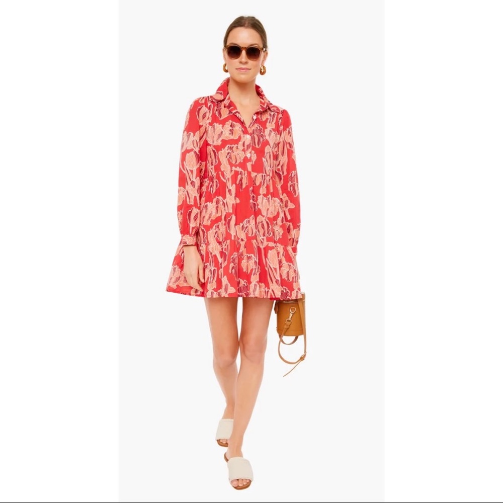 Ro’s Garden Tulip Scarlet Romy Short Dress Medium - Tuckernuck